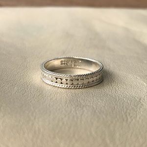 Anna Beck Sterling Silver Stacking Ring, Size 7